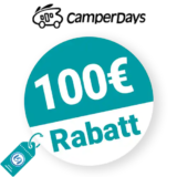 100€ Camperdays Studentenrabatt – AUF ALLES