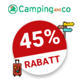 45% Camping and Co Gutschein