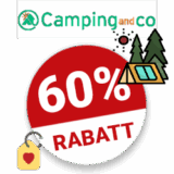 60% Camping and Co Gutschein