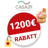 1.200€ Casa39 Gutschein