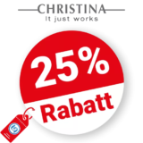 25% Christina Kosmetik Rabatt – Sale