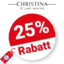 25% Christina Kosmetik Rabatt – Sale