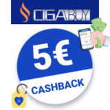 5€ CigaBuy Cashback