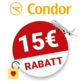 15€ Condor Gutschein