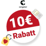 10€ congstar Gutschein – Neukunde