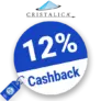 12% Cristalica Cashback – AUF ALLES