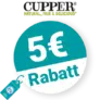 5€ Cupper Teas Rabatt – Newsletter