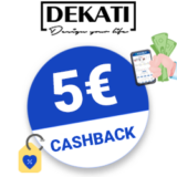 5€ Dekati Cashback