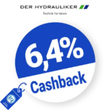 6,4% Der Hydrauliker Cashback – AUF ALLES