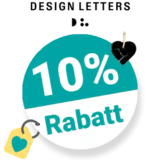 10% Design Letters Gutschein – Newsletter