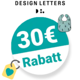 30€ Design Letters Gutschein – Freunde Werben