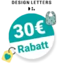 30€ Design Letters Gutschein – Freunde Werben