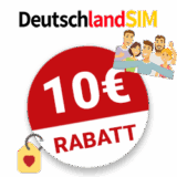 10€ DeutschlandSIM Gutschein