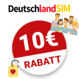 10€ DeutschlandSIM Gutschein