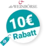 10€ Die Weinbörse Rabatt – Newsletter