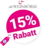 15% Die Weinbörse Gutschein – AUF ALLES