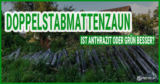 Doppelstabmattenzaun: Welcher Sichtschutz passt am besten?
