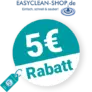 5€ EASYCLEAN Rabatt – Newsletter