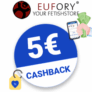 5€ EUFORY Cashback