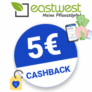 5€ Eastwest Trading Cashback
