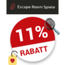 11% escaperoomspiele.com Gutschein