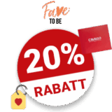20% FAVE TO BE Gutschein