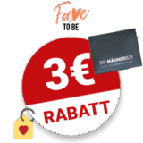3€ FAVE TO BE Gutschein