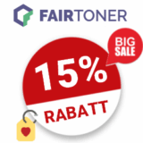 15% FairToner Gutschein