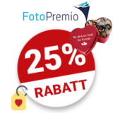 25% Foto Premio Gutschein