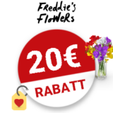 20€ Freddies Flowers Gutschein