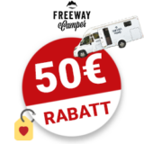 50€ Freeway Camper Gutschein
