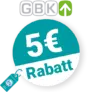 5€ GBK Shop Rabatt – Newsletter