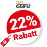 22% GEFU Rabatt – Sale