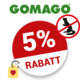 5% GOMAGO Gutschein