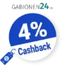 4% Gabionen24 Cashback – AUF ALLES