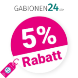5% Gabionen24 Gutschein – AUF ALLES