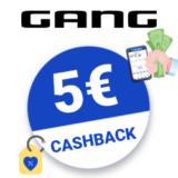 5€ GANG Fashion Cashback