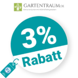 3% Gartentraum Rabatt – Bei Vorkasse