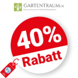 40% Gartentraum Rabatt – Sale
