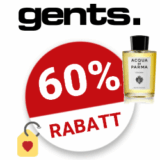 60% Gents Gutschein