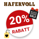 20% HAFERVOLL Gutschein im Black Friday Deal