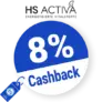 8% HS Activa Cashback – AUF ALLES
