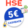 5€ HSE Cashback