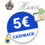 5€ Hansetextil Cashback