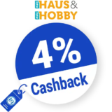 4% Haus & Hobby Cashback – AUF ALLES