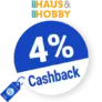 4% Haus & Hobby Cashback – AUF ALLES