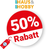 50% Haus & Hobby Rabatt – Auf ausgewählte 1+1 gratis Artikel