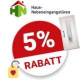 5% Haus-Nebeneingangstüren Gutschein