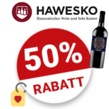 50% Hawesko Gutschein