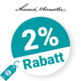 2% Heinrich Obermüller Rabatt – Newsletter